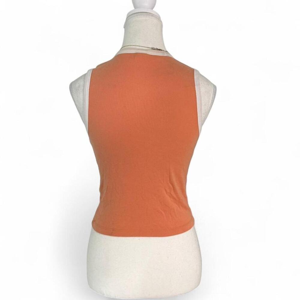 Urban Outfitters orange Detroit tank top Size S cotton material - Picture 2 of 6